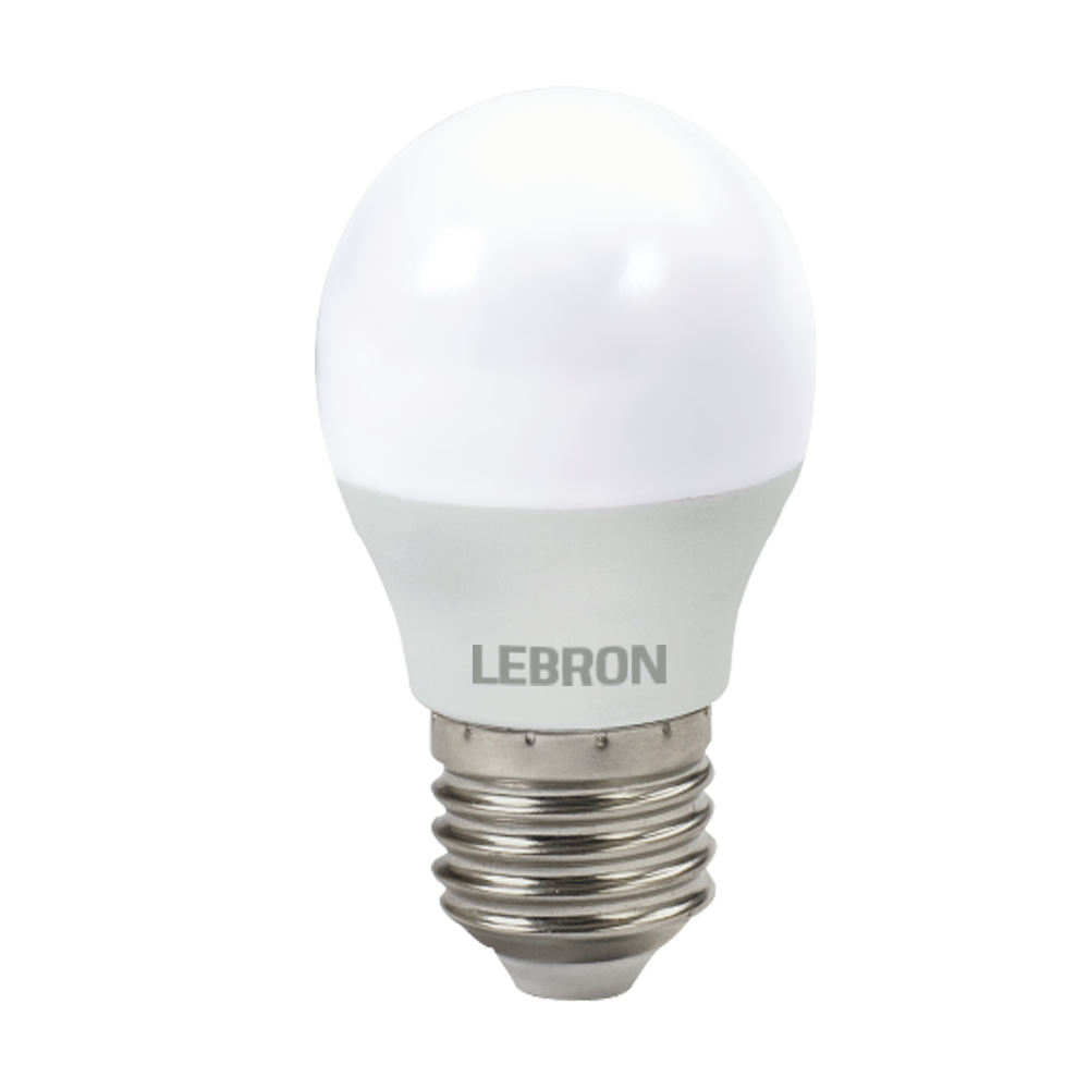 LED лампа LEBRON L-G45, 8W, 220V, Е27, 4100K, 720Lm